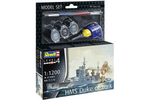 ModelSet loď 65182 - Battleship HMS Duke of York (1:1200)