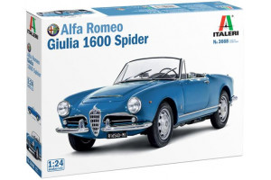 Model Kit auto 3668 - Alfa Romeo Giulia 1600 Spider (1:24)